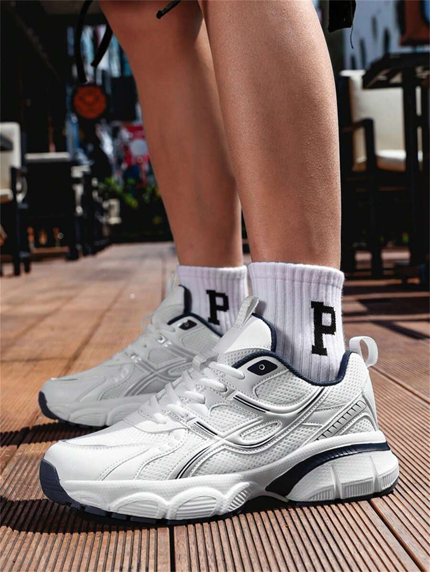 Breathable Chunky Sneakers Beige