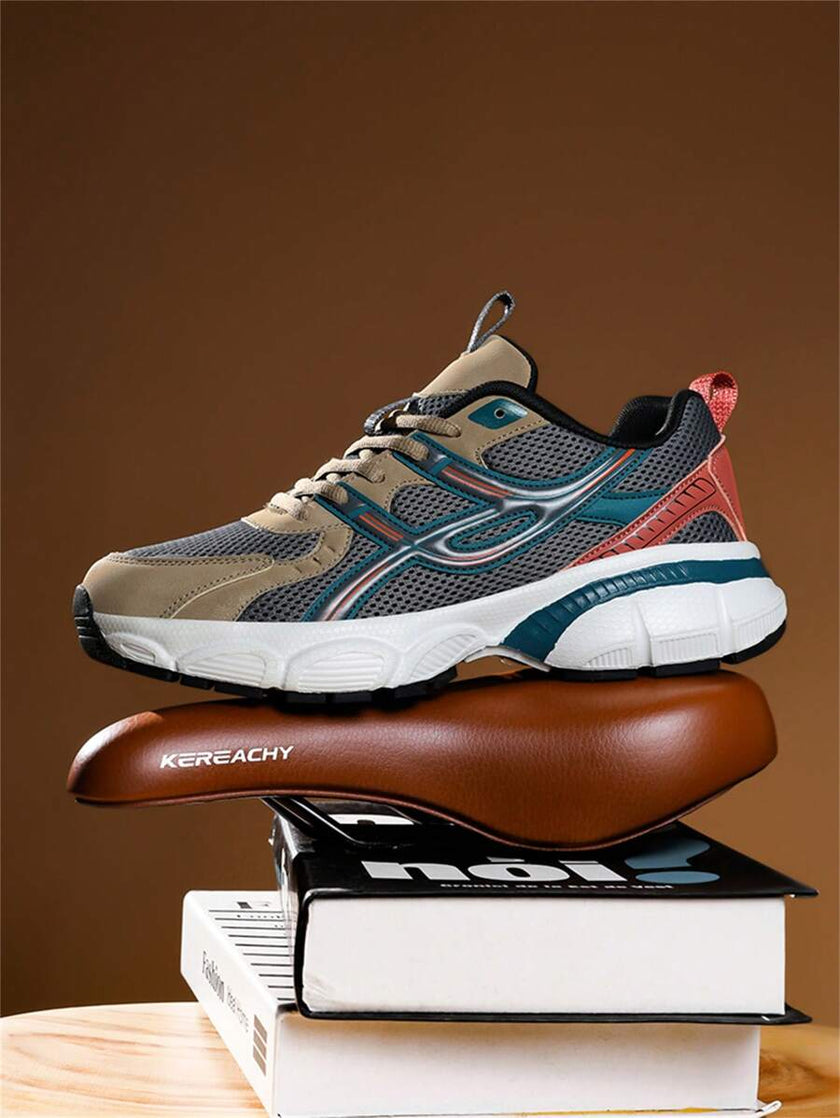 Breathable Chunky Sneakers Beige