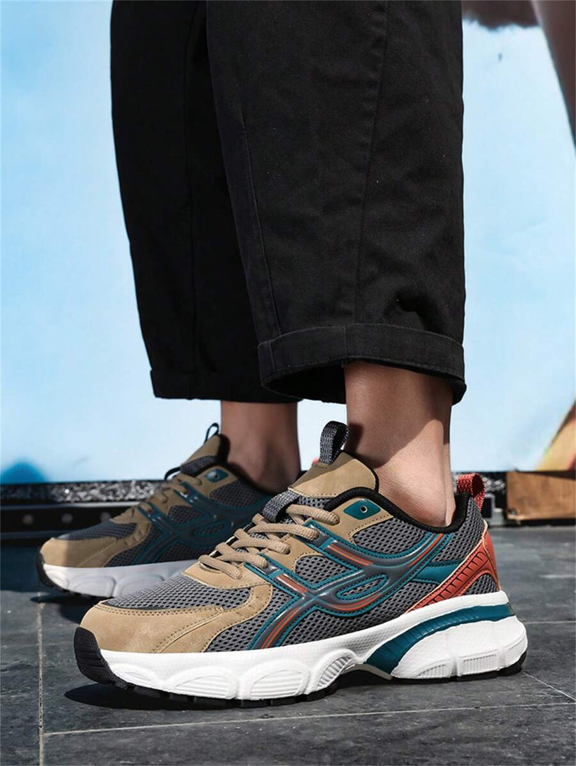 Breathable Chunky Sneakers Beige