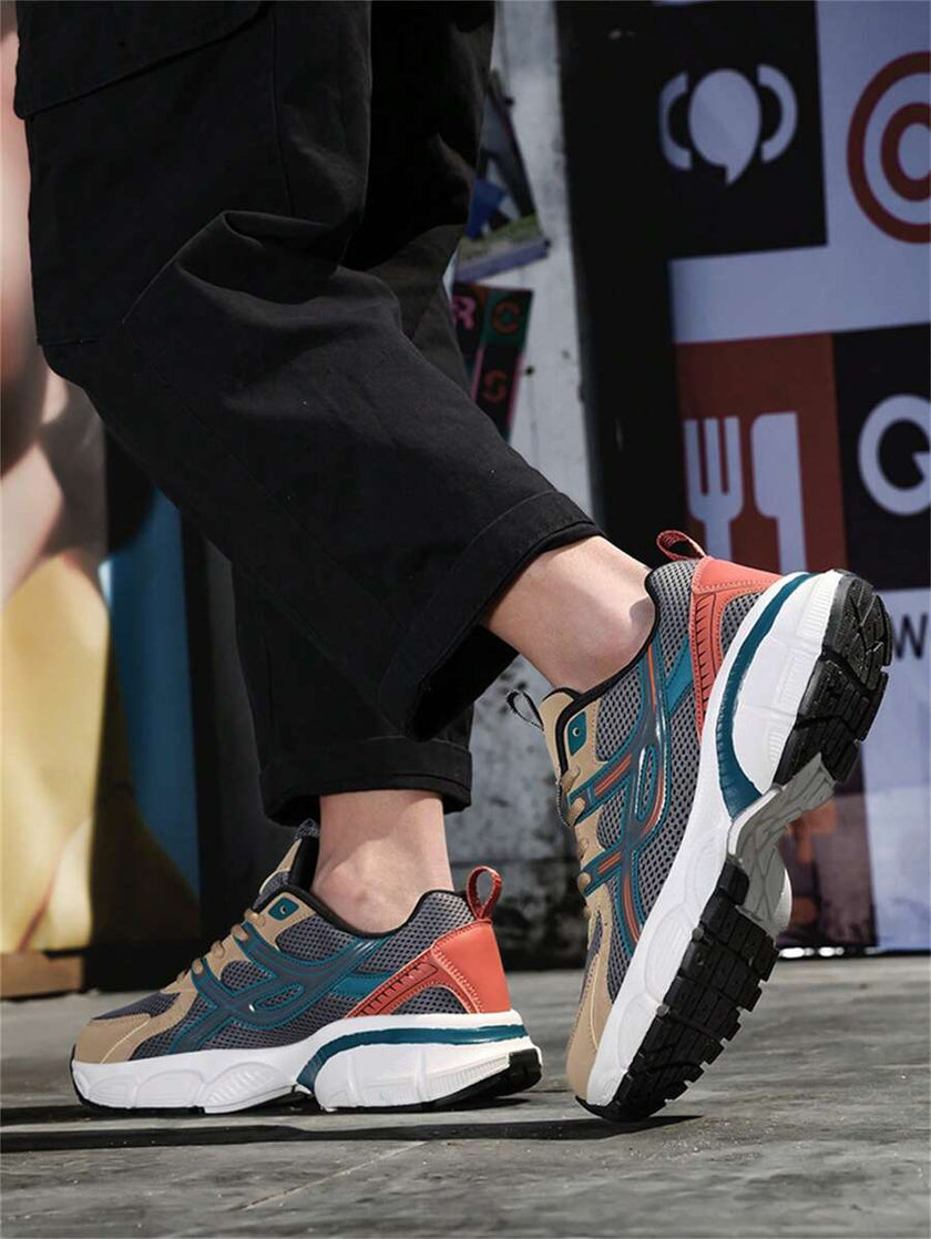 Breathable Chunky Sneakers Beige