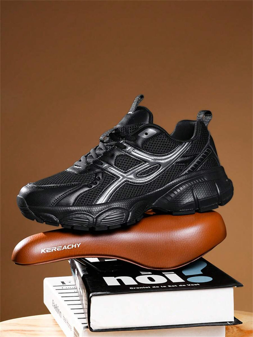 Breathable Chunky Sneakers Beige