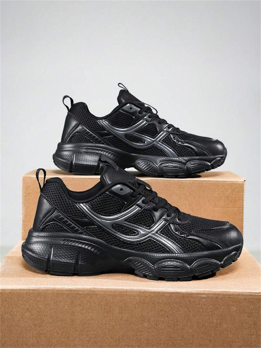 Breathable Chunky Sneakers Beige