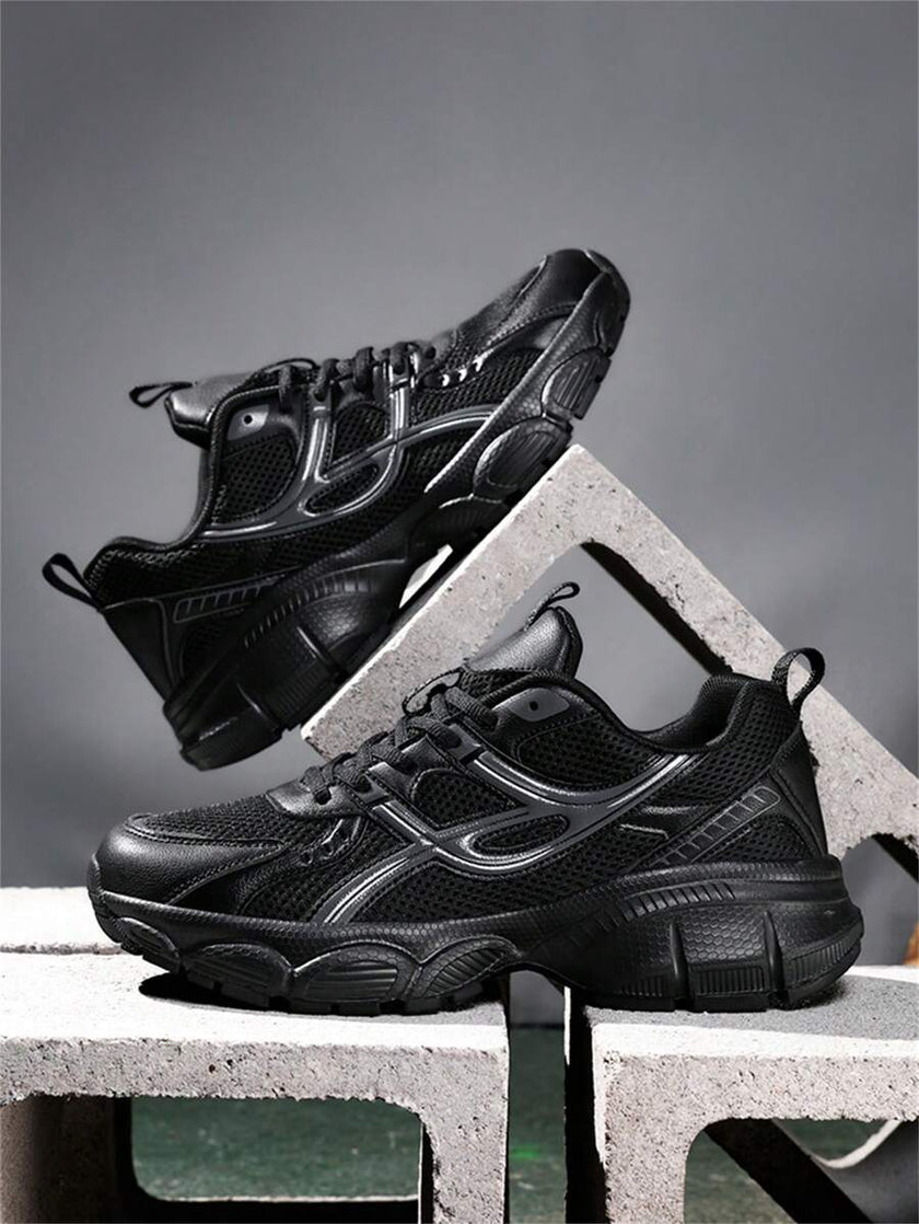 Breathable Chunky Sneakers Beige