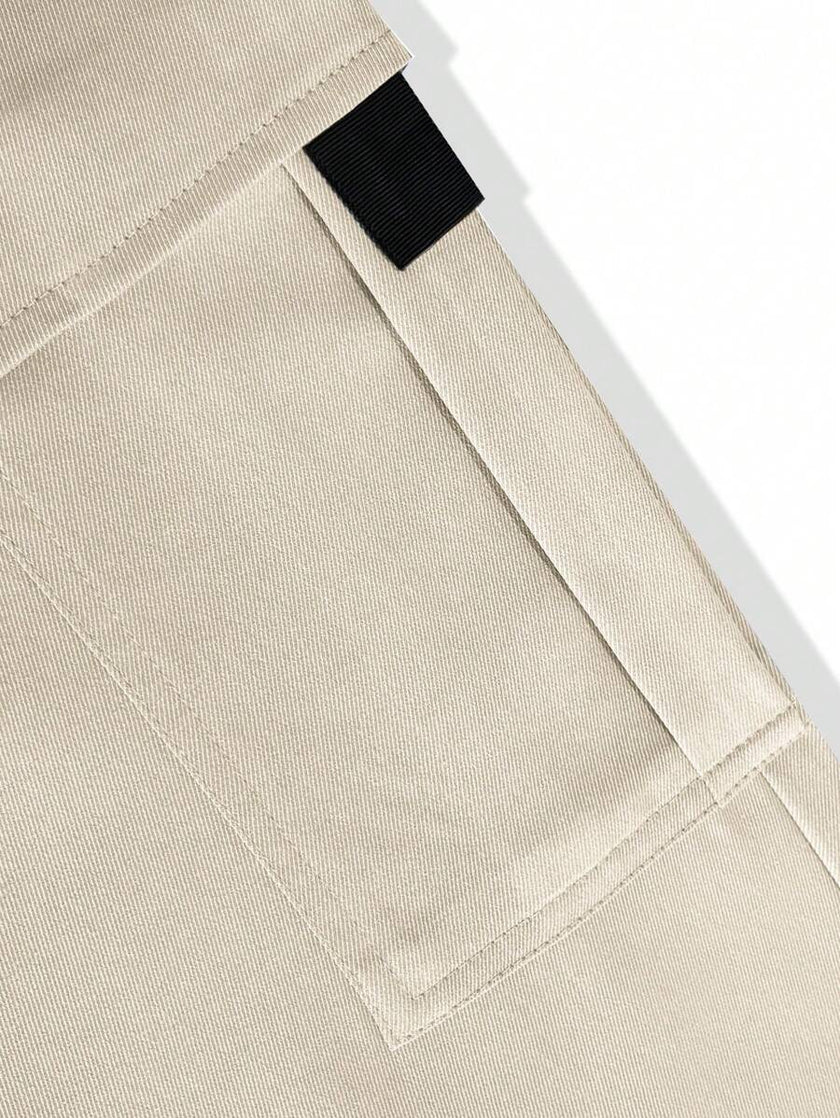 Slim Fit Cargo Trousers Dark Grey