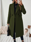 Camel Wool Blend Coat - 46