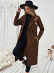 Camel Wool Blend Coat - 37