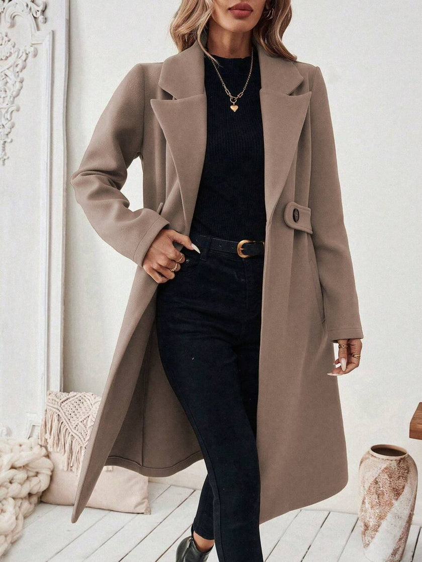 Camel Wool Blend Coat - 49