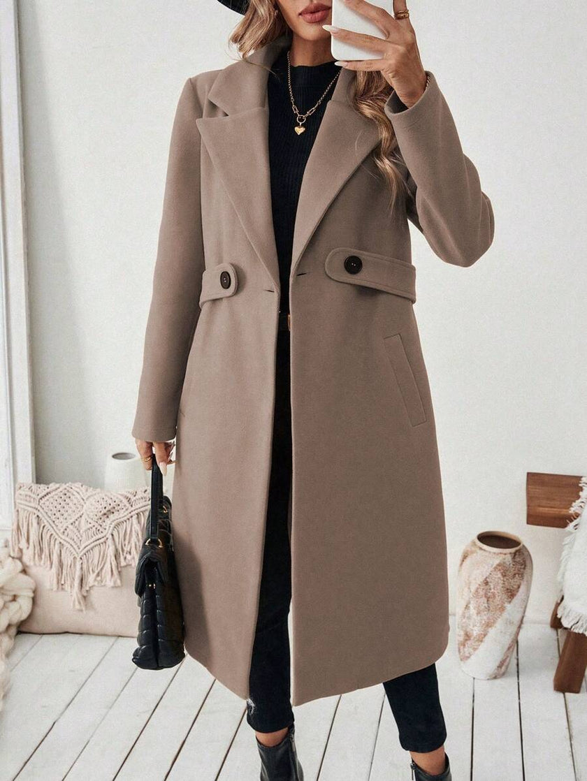 Camel Wool Blend Coat - 51