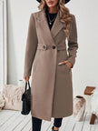 Camel Wool Blend Coat - 52