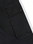 Slim Fit Cargo Trousers Dark Grey