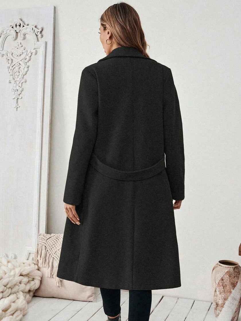 Camel Wool Blend Coat - 54
