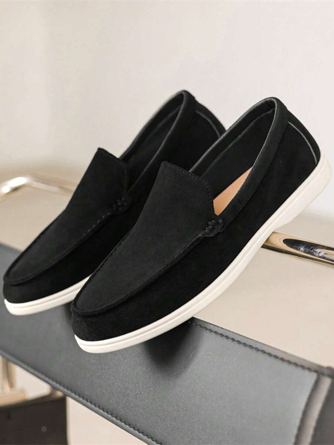 Casual Black Loafers Size M - 2