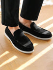 Casual Black Loafers Size M - 4