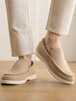Beige Casual Loafers Soft Sneakers - 19