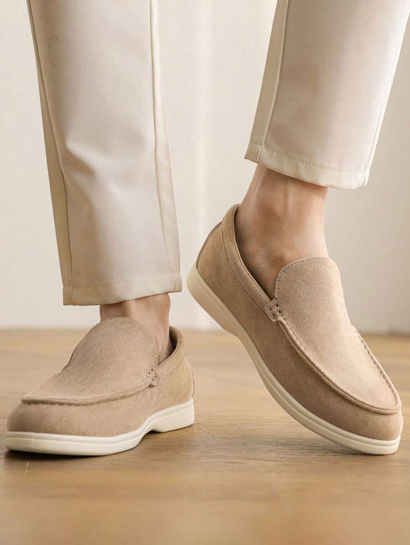 Beige Casual Loafers Soft Sneakers - 19