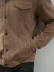 Casual Fleece Jacket Brown - 5
