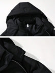 Thick Hooded Jacket Black - 4