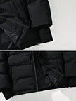Thick Hooded Jacket Black - 5