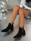 Elegant Brown Ankle Boots - 7