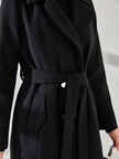 Elegant Black Overcoat - 8