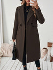 Camel Wool Blend Coat - 75