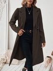 Camel Wool Blend Coat - 76