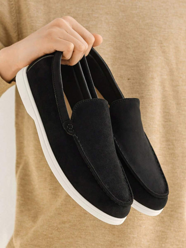 Casual Black Loafers Size M - 1