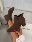 Elegant Brown Ankle Boots - 12