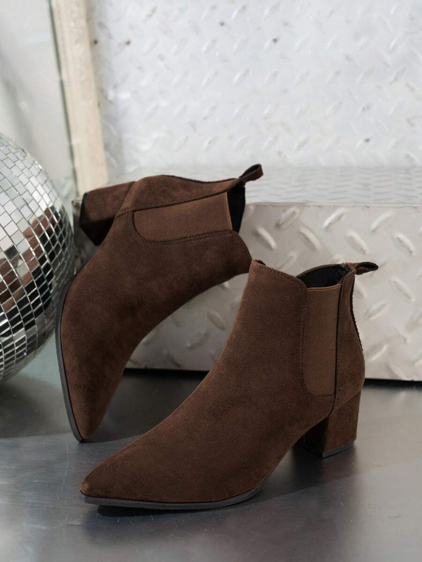 Elegant Brown Ankle Boots