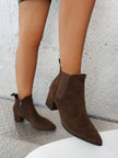 Elegant Brown Ankle Boots - 15