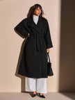 Cozy Teddy Coat Black - 5