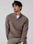 Stylish Half Zip Sweater - 38