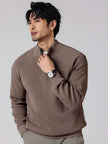 Stylish Half Zip Sweater - 41