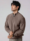 Stylish Half Zip Sweater - 43