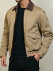 Casual Corduroy Jacket Khaki - 1