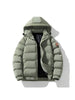 Hooded Puffer Jacket Grey - 1