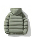 Hooded Puffer Jacket Grey - 2