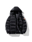 Hooded Puffer Jacket Grey - 7