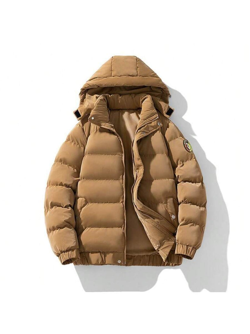 Hooded Puffer Jacket Grey - 9