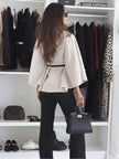 Elegant Woolen Coat Black - 9