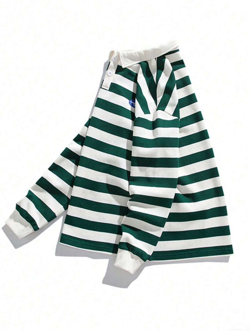 Striped Long Sleeve Sweatshirt - 24