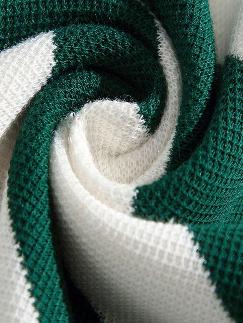 Striped Long Sleeve Sweatshirt - 26