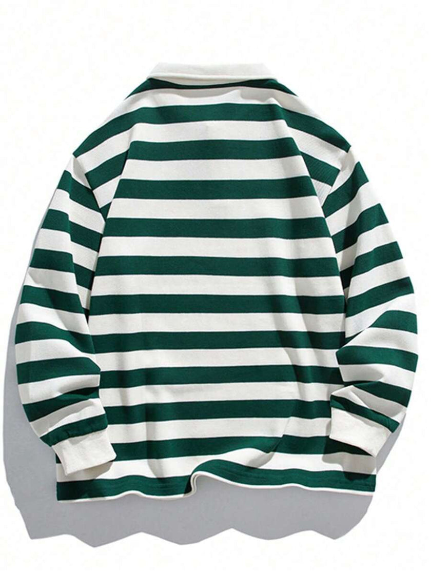 Striped Long Sleeve Sweatshirt - 23