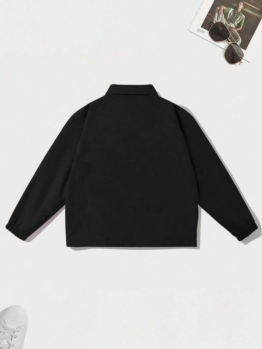 Casual Black Jacket - 3