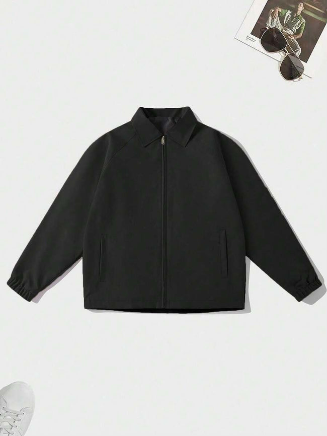 Casual Black Jacket - 2