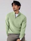 Stylish Half Zip Sweater - 45