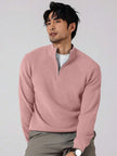 Stylish Half Zip Sweater - 51