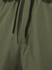 Black Cargo Trousers Drawstring