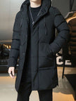 Hooded Cotton Jacket Black - 2