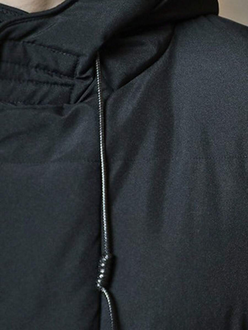 Hooded Cotton Jacket Black - 4